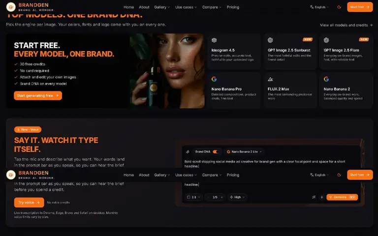 BrandGen website