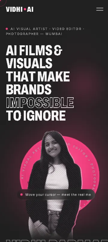 Vidhi Parmar on a phone