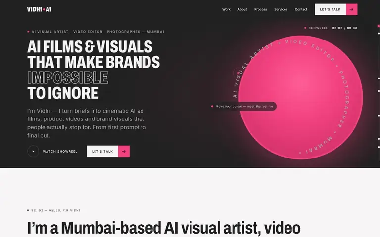 Vidhi Parmar website